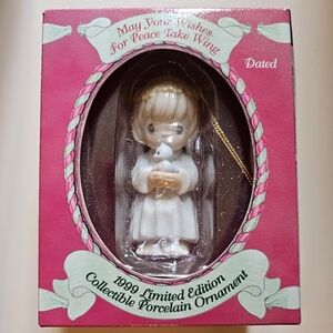 MAY YOUR WISHES FOR PEACE TAKE WING PRECIOUS MOMENTS